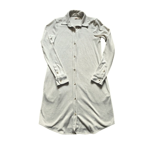 Faherty Dresses & Skirts - Faherty Legend Long Sleeve‎ Sweater Dress Size Cream XS